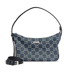 denim azul oscuro con GG