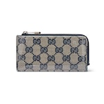 beige and blue GG leather