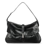 cuir grainé noir