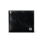 black textured leather