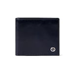 blue textured leather