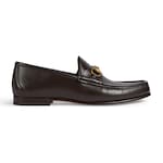dunkelbraunes Leder