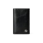 black textured leather