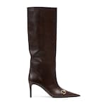 cuir marron foncé