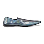 iridescent blue
