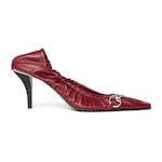 cuir nappa souple bordeaux