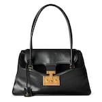 black leather