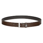 dark brown leather