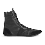 schwarzes Leder