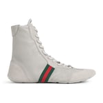 graues Leder