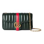 dark green leather