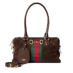 pelle scamosciata marrone scuro