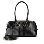 black leather