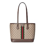 tessuto GG beige e marrone