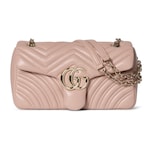 pink beige leather