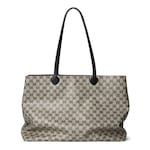 beige and black GG canvas