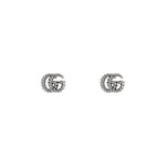 ダブルG スタッズ ピアス ・スターリングシルバー | GUCCI公式