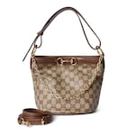 베이지/다크 브라운 GG 캔버스