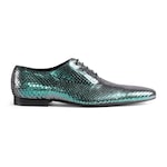 iridescent blue