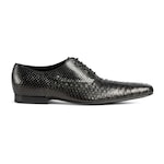 black python leather