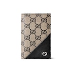 beige and black GG canvas