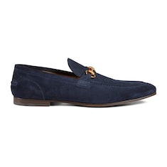 Horsebit-Loafer aus Veloursleder