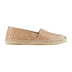Espadrille aus Microguccissima Leder