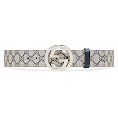 Ceinture en toile Suprême GG avec boucle GG