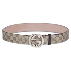 Ceinture avec boucle GG enlacés