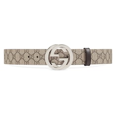 GG belt with Interlocking G buckle