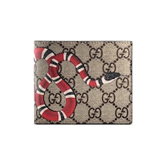 Kingsnake print GG Supreme wallet