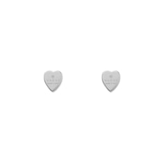 Trademark heart-shaped earrings 