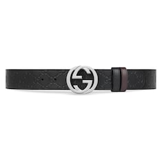 Reversible belt with Interlocking G buckle