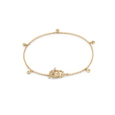 GG Running bracelet with diamonds