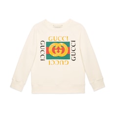 Children's sweatshirt with Gucci logo