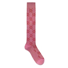 Chaussettes en lamé à motif GG