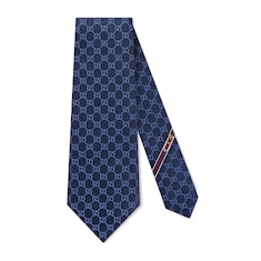 Corbata de seda con GG 