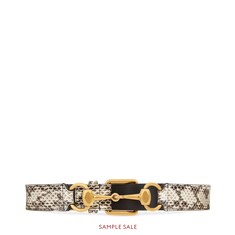 snakeskin gucci belt