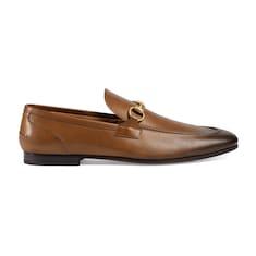 Mocasín Gucci Jordaan de piel para hombre