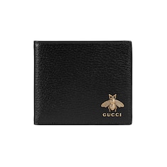 Animalier Portemonnaie aus Leder 