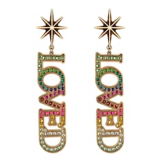 Pendientes 'Loved' con Cristales