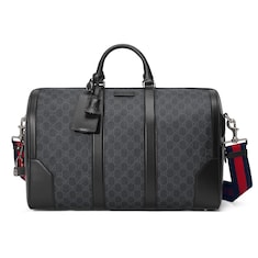 GG Black medium duffle bag