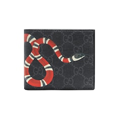 Kingsnake print bi-fold wallet