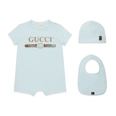 Set regalo in cotone con logo Gucci