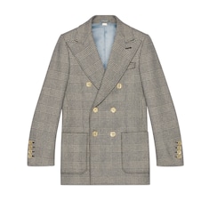 Giacca in lana scozzese Principe di Galles