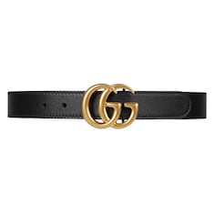 Ceinture enfant Double G en cuir