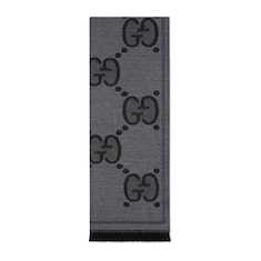 GG wool jacquard scarf