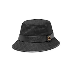 Bucket hat de lona GG con la doble G