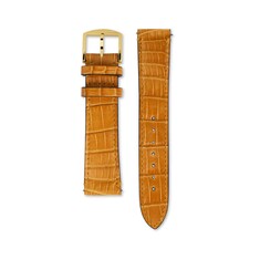 Grip alligator watch strap, 38mm
