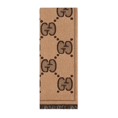 Écharpe en jacquard de laine GG